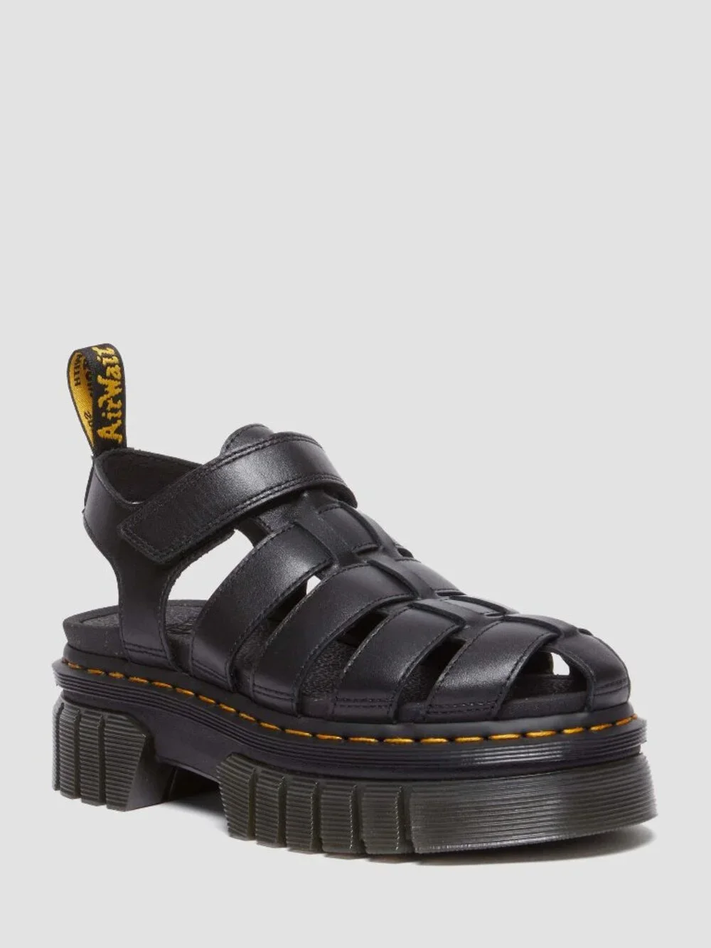 Doc Martens Ricki Lug Platform Fisherman Sandal 8/39 $185 NWOB
